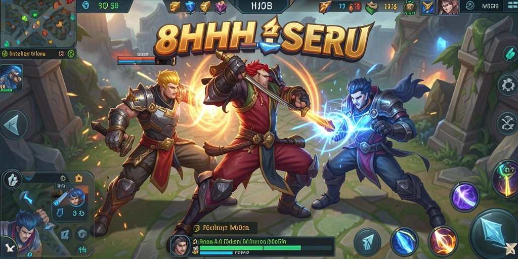 Pengambilan screenshot gameplay yang menarik dari 8HHH.