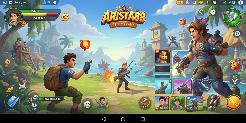Tampilan gameplay ARISTA88 yang seru dan interaktif.