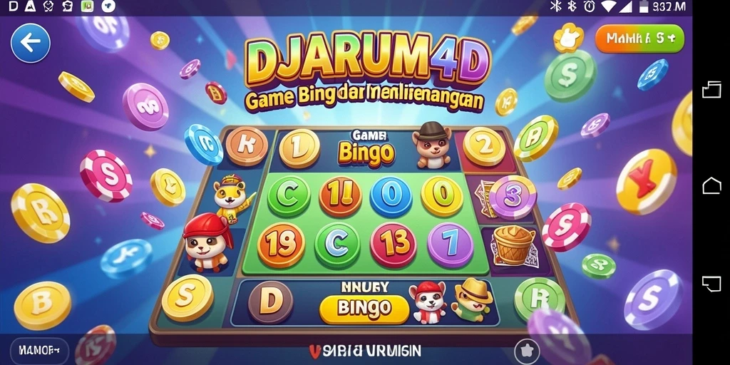 Tampilan gameplay Bingo yang seru dan interaktif di DJARUM4D.