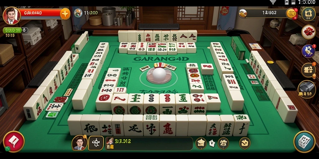 Tangkapan layar luar biasa dari gameplay Mahjong di GARANG4D.