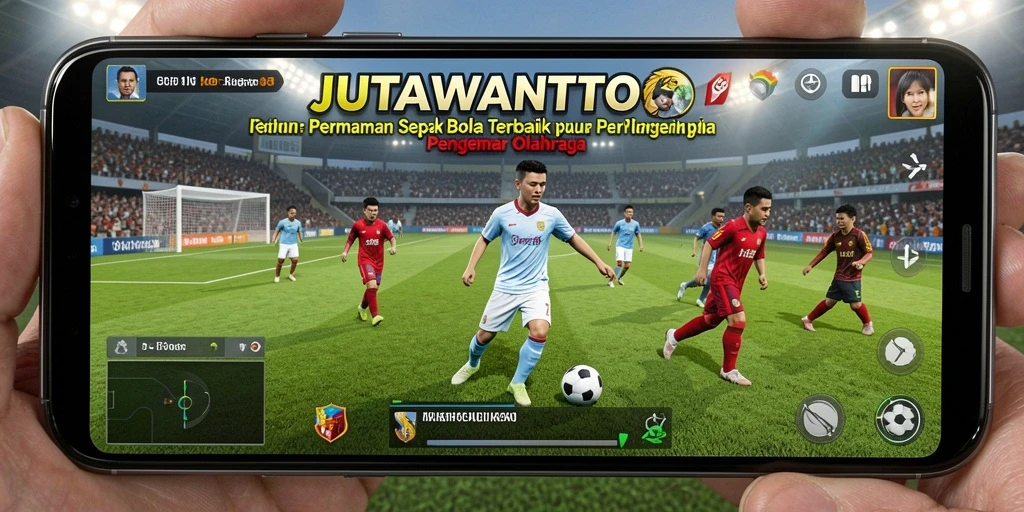 Tampilan menarik dari JUTAWANTOTO saat pertandingan sepak bola.