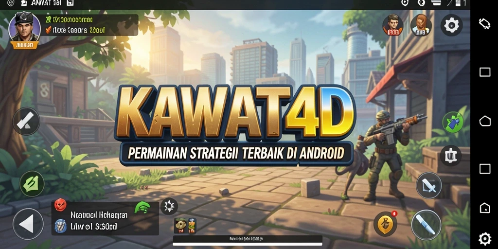 Tampilan gameplay KAWAT4D yang menegangkan dan strategis.