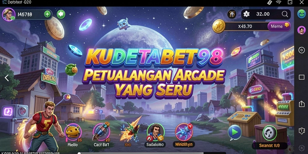 Tampilan screenshot KUDETABET98 menunjukkan aksi seru dalam permainan Arcade.
