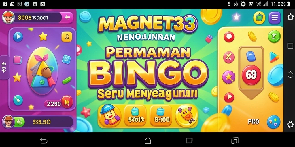 Tampilan gameplay seru dalam MAGNET33 yang memikat pemain Bingo.