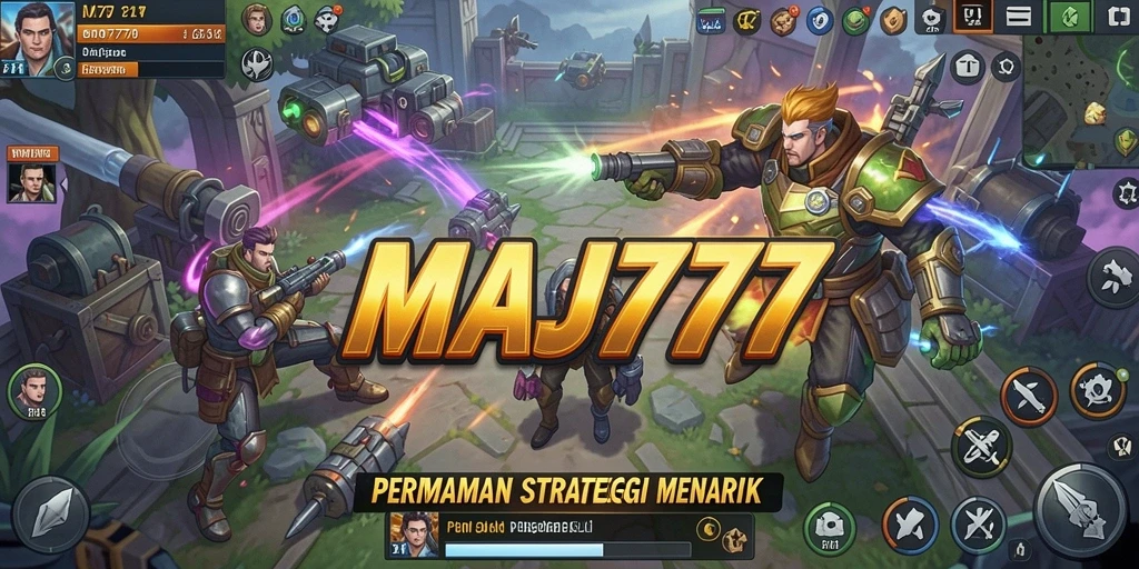 Tampilan dinamis gameplay MAJ777 yang seru dan strategis.