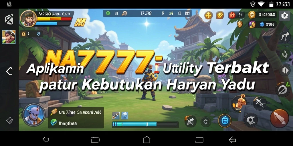 Tampilan antarmuka NA777 yang sederhana dan fungsional untuk kebutuhan Utility.