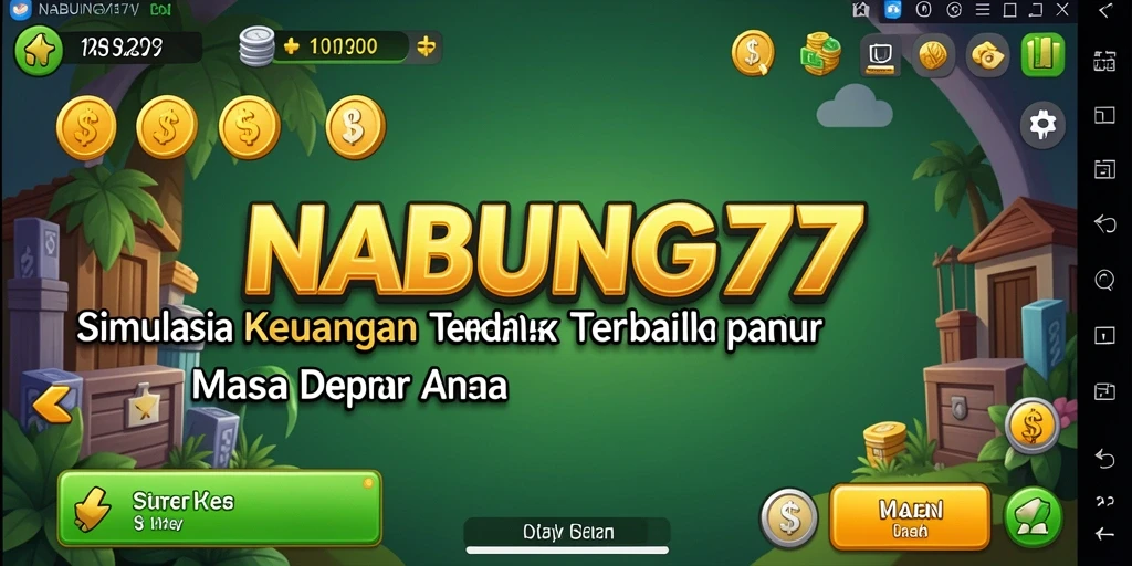 Tampilan menarik gameplay NABUNG77 yang mendidik dan interaktif.