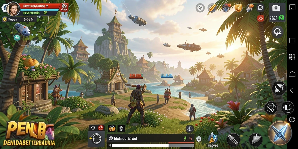 Tampilan gameplay <strong>PENIDABET</strong> menunjukkan dunia terbuka yang luas dan penuh petualangan.