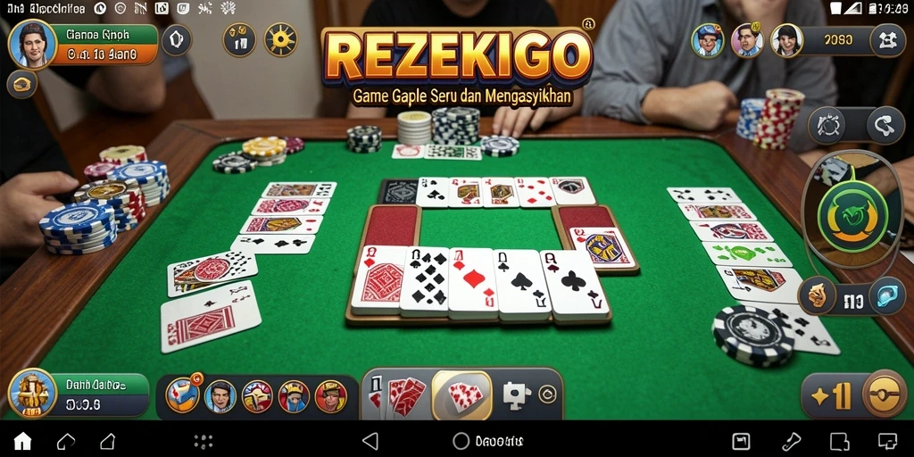 Tampilan gameplay REZEKIGO yang mengasyikkan dan seru.