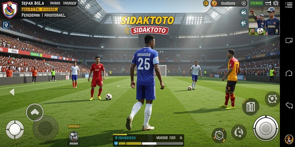 Tampilan gameplay menarik dari <strong>SIDAKTOTO</strong> yang menampilkan aksi sepak bola mendebarkan.