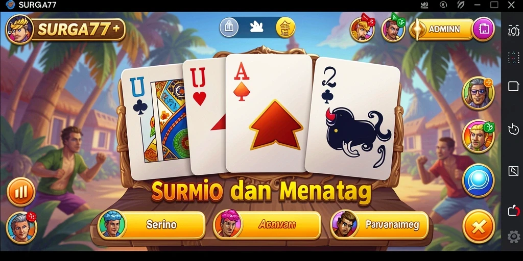 Tampilan gameplay <strong>SURGA77</strong> yang menarik dan penuh tantangan.