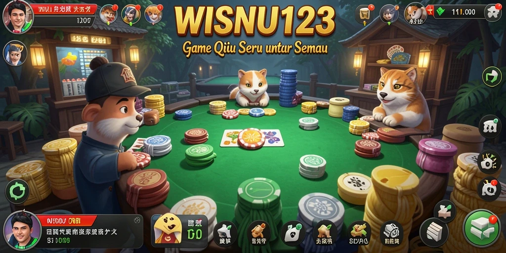 Gameplay seru dengan grafis menawan dalam WISNU123.